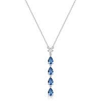 Collana Brosway Donna FANCY FREEDOM BLUE in Argento Cubic Zirconia FFB110